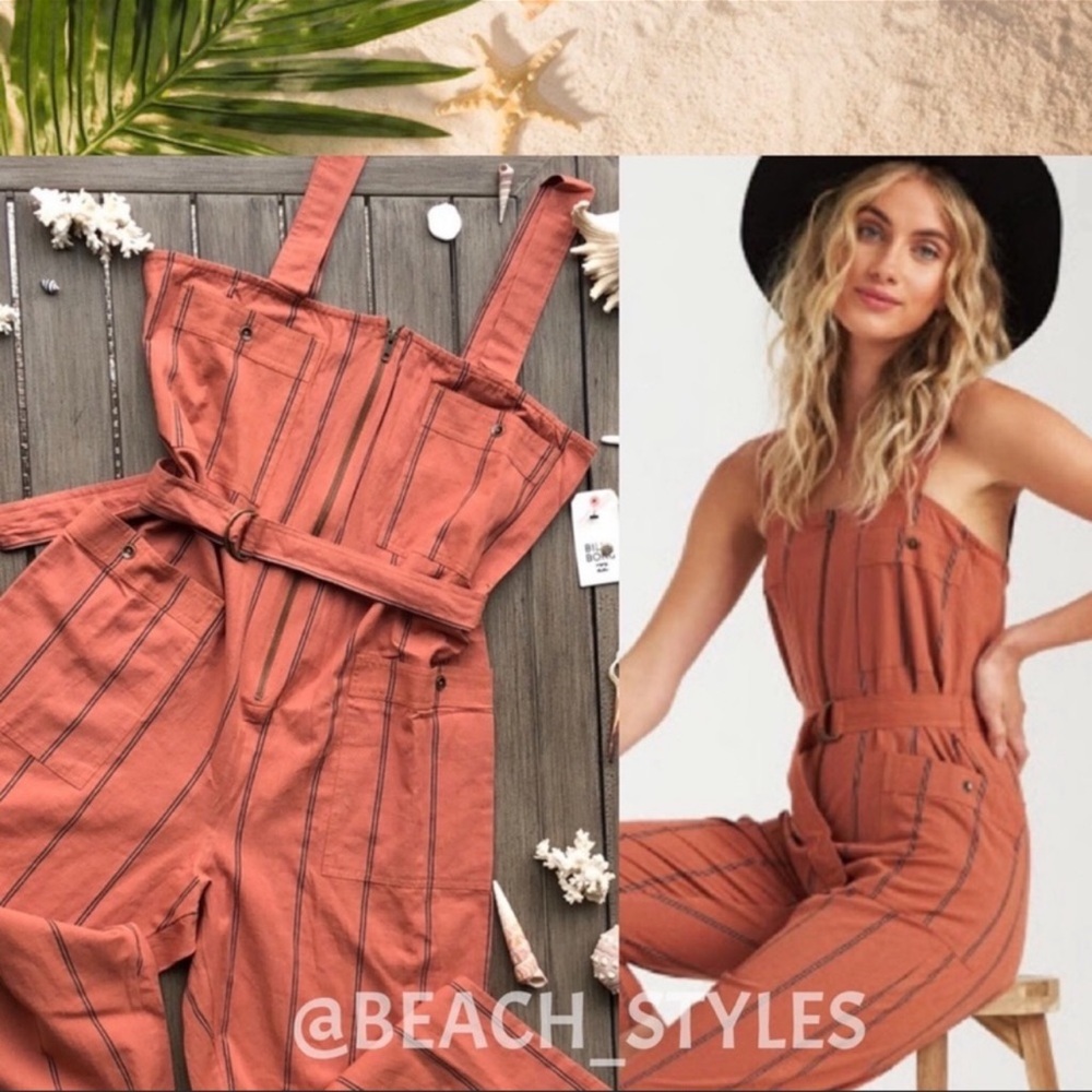 🌴🔆BILLABONG- LIGHT THE NIGHT JUMPSUIT 🔆🌴 - Picture 1 of 13